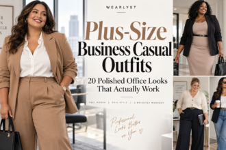 Plus-Size Business Casual Outfits: 20 Polished Office Looks That Actually Work