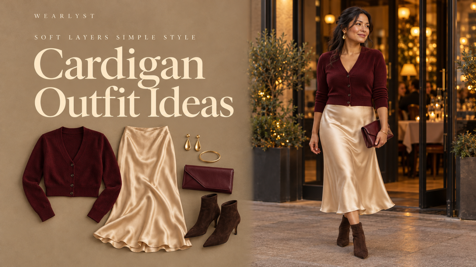 Cardigan outfits and layered knitwear ideas for women