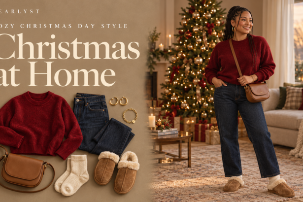 Casual Christmas outfits and cozy holiday outfit ideas for women