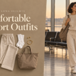 Comfortable airport outfits and travel outfit ideas for women