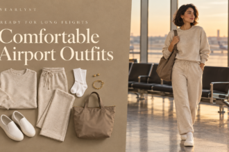 Comfortable airport outfits and travel outfit ideas for women