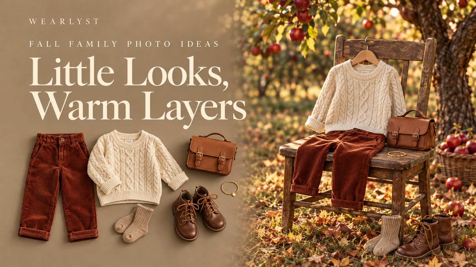Kids family photo outfits for boys and girls in fall