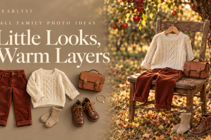 Kids family photo outfits for boys and girls in fall