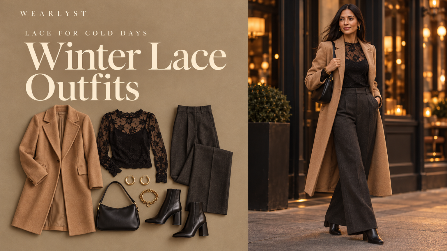 Lace outfits winter outfit ideas for women