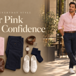 Pink shirt outfit ideas for men