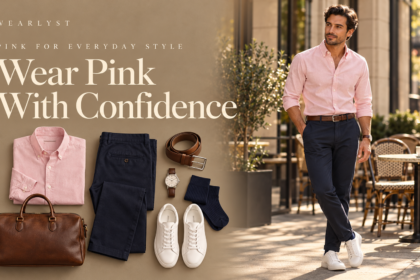 Pink shirt outfit ideas for men